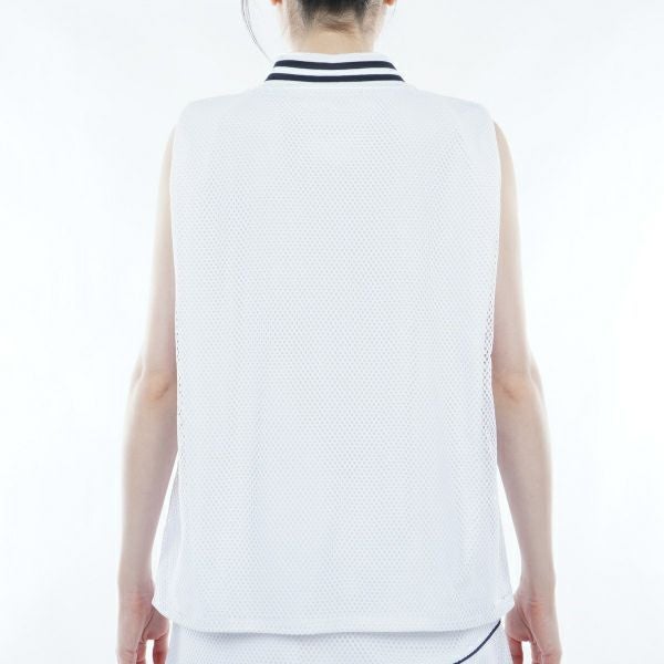 トミー ヒルフィガー ゴルフ Tommy Hilfiger Golf レディース レディース レース ノースリーブVネックシャツ THLA412 詳細6