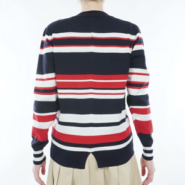 トミー ヒルフィガー ゴルフ Tommy Hilfiger Golf レディース レディース クルーネック メッシュセーター THLA416 詳細5