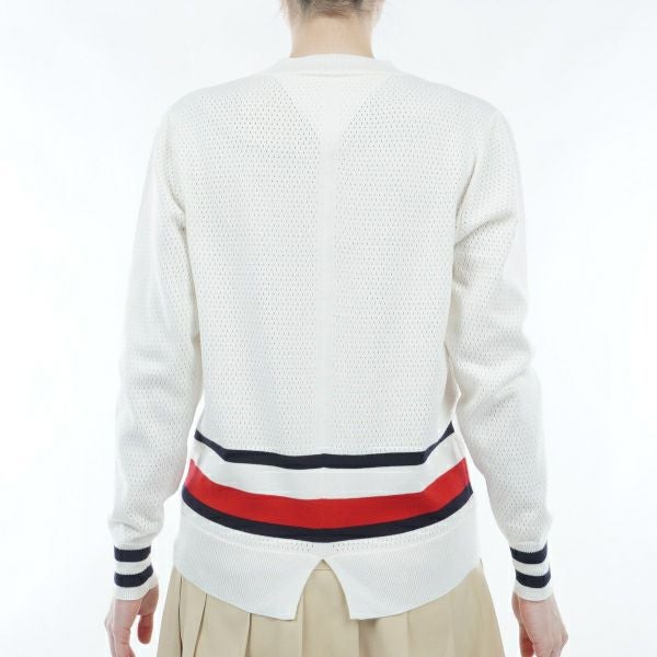 トミー ヒルフィガー ゴルフ Tommy Hilfiger Golf レディース レディース クルーネック メッシュセーター THLA416 詳細7