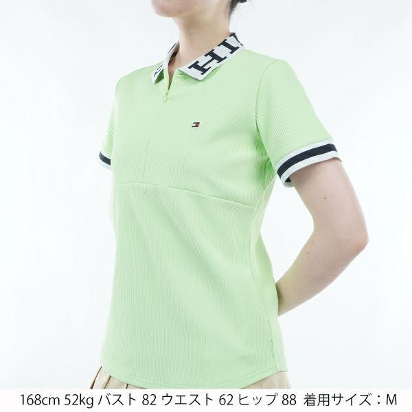 トミー ヒルフィガー ゴルフ Tommy Hilfiger Golf レディース レディース ハイテンション ハーフジップモックシャツ THLA420 詳細5