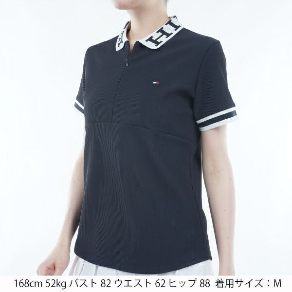 トミー ヒルフィガー ゴルフ Tommy Hilfiger Golf レディース レディース ハイテンション ハーフジップモックシャツ THLA420 詳細9