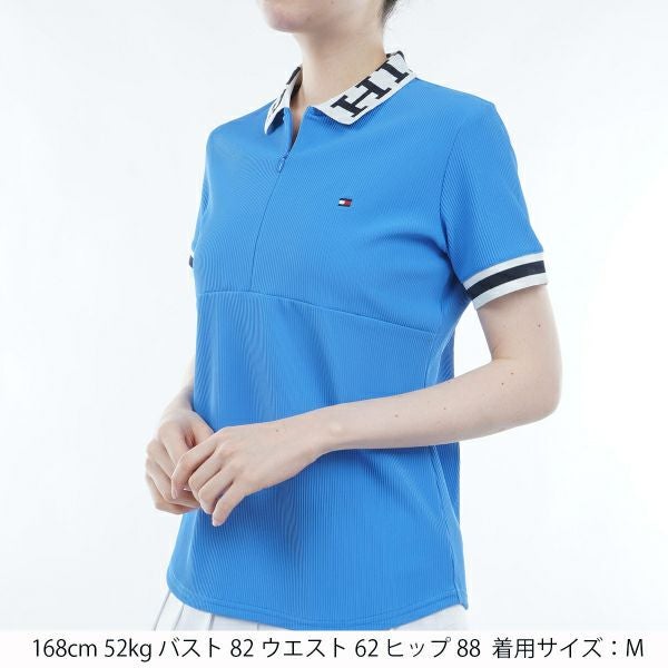 トミー ヒルフィガー ゴルフ Tommy Hilfiger Golf レディース レディース ハイテンション ハーフジップモックシャツ THLA420 詳細11