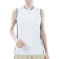 トミー ヒルフィガー ゴルフ Tommy Hilfiger Golf レディース レディース スタンドカラー ノースリーブシャツ THLA421 詳細1