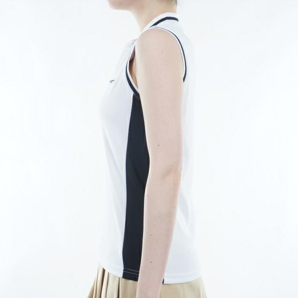 トミー ヒルフィガー ゴルフ Tommy Hilfiger Golf レディース レディース スタンドカラー ノースリーブシャツ THLA421 詳細13