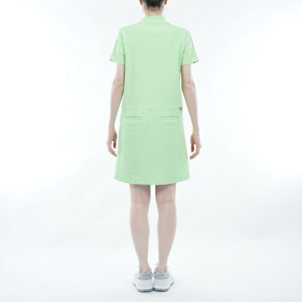 トミー ヒルフィガー ゴルフ Tommy Hilfiger Golf レディース レディース ハイテンション 半袖モックワンピース THLA423 詳細12