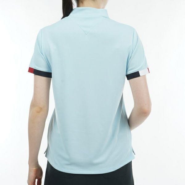トミー ヒルフィガー ゴルフ Tommy Hilfiger Golf レディース レディース ストライプカフス 半袖モックシャツ THLA428 詳細15