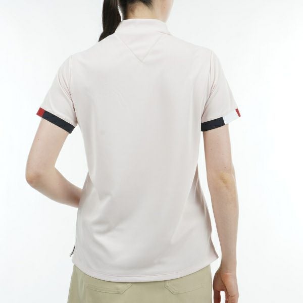 トミー ヒルフィガー ゴルフ Tommy Hilfiger Golf レディース レディース ストライプカフス 半袖モックシャツ THLA428 詳細19