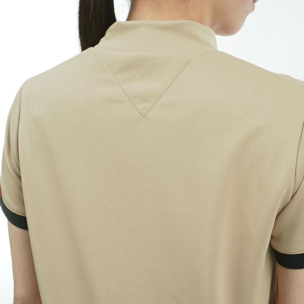 トミー ヒルフィガー ゴルフ Tommy Hilfiger Golf レディース レディース ストライプカフス 半袖モックシャツ THLA428 詳細25