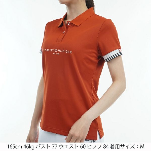トミー ヒルフィガー ゴルフ Tommy Hilfiger Golf レディース レディース フロントロゴ 半袖ポロシャツ THLA429 詳細8