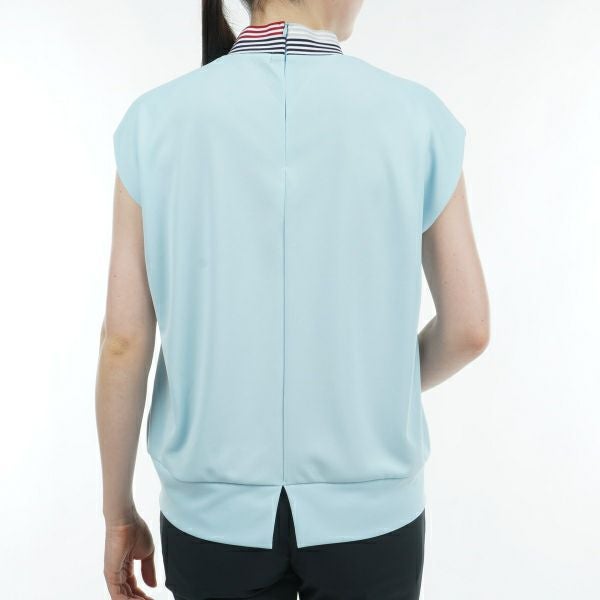 トミー ヒルフィガー ゴルフ Tommy Hilfiger Golf レディース レディース フロントロゴ フレンチスリーブモックシャツ THLA430 詳細7