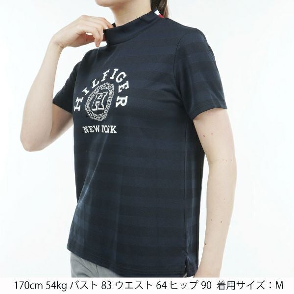 トミー ヒルフィガー ゴルフ Tommy Hilfiger Golf レディース レディース カレッジロゴ 半袖モックシャツ THLA431 詳細10