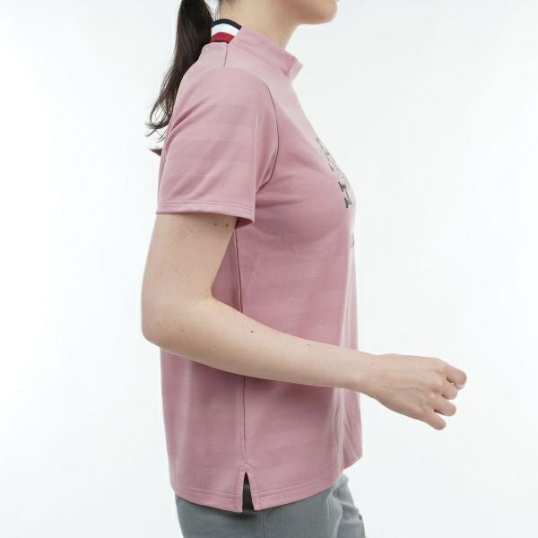 トミー ヒルフィガー ゴルフ Tommy Hilfiger Golf レディース レディース カレッジロゴ 半袖モックシャツ THLA431 詳細17