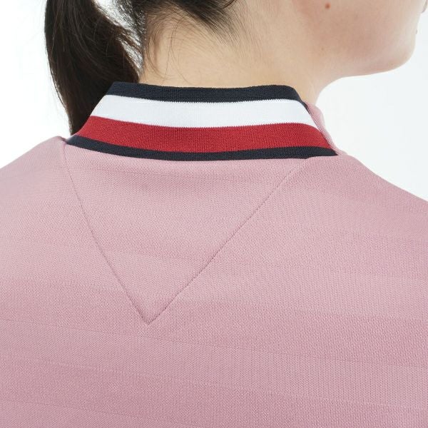 トミー ヒルフィガー ゴルフ Tommy Hilfiger Golf レディース レディース カレッジロゴ 半袖モックシャツ THLA431 詳細19