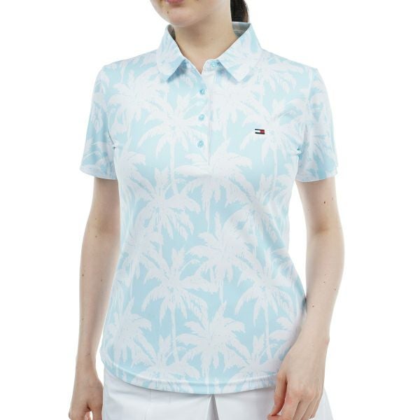 トミー ヒルフィガー ゴルフ Tommy Hilfiger Golf レディース レディース パームツリー 半袖シャツ THLA432 詳細3