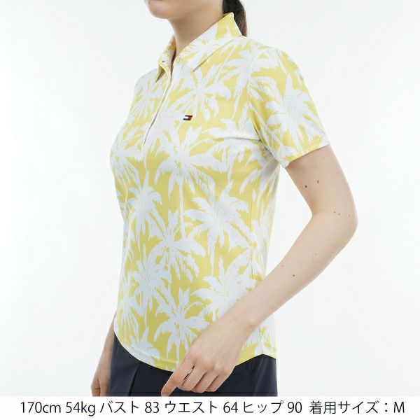 トミー ヒルフィガー ゴルフ Tommy Hilfiger Golf レディース レディース パームツリー 半袖シャツ THLA432 詳細5