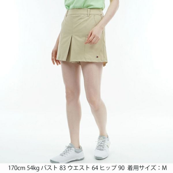 トミー ヒルフィガー ゴルフ Tommy Hilfiger Golf レディース レディース フロントタック キュロットパンツ THLA433 詳細10