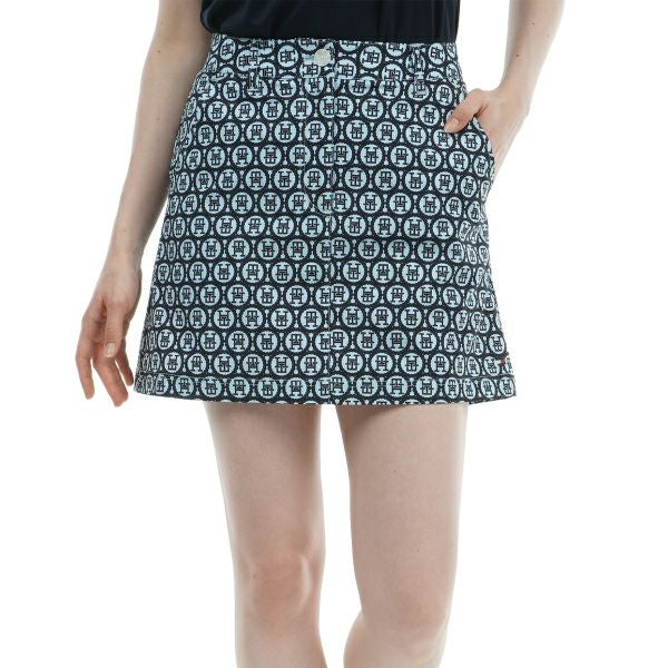 トミー ヒルフィガー ゴルフ Tommy Hilfiger Golf レディース レディース シアサッカー モノグラムスカート THLA435 詳細3