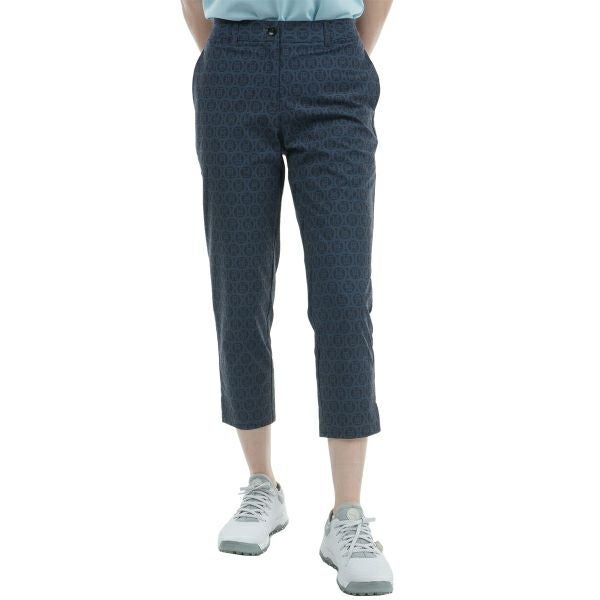 トミー ヒルフィガー ゴルフ Tommy Hilfiger Golf レディース レディース シアサッカー モノグラムカプリパンツ THLA436 詳細2