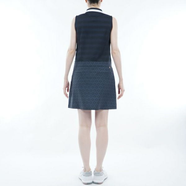 トミー ヒルフィガー ゴルフ Tommy Hilfiger Golf レディース レディース モノグラムコンビ ノースリーブワンピース THLA437 詳細9