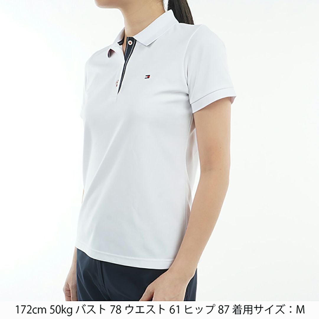 トミー ヒルフィガー ゴルフ Tommy Hilfiger Golf レディース レディース ベーシックフラッグ ポロシャツ THLA439 詳細17