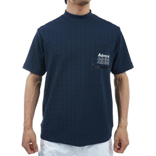 アドミラル ゴルフ Admiral GOLF メンズ メンズ グリッドオーバー モックシャツ ADMA403 詳細4