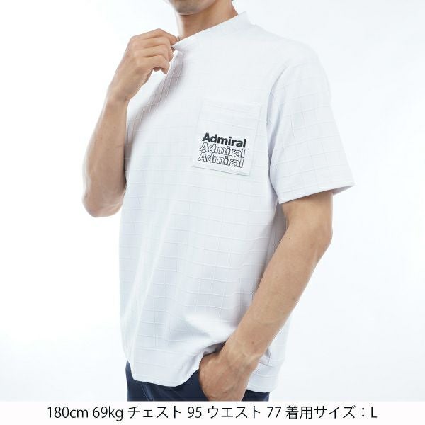 アドミラル ゴルフ Admiral GOLF メンズ メンズ グリッドオーバー モックシャツ ADMA403 詳細7
