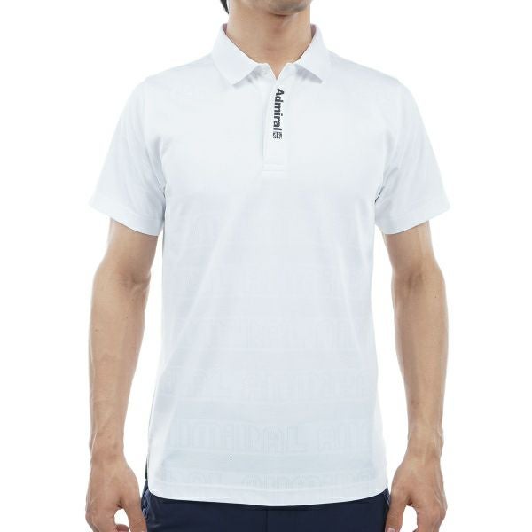 アドミラル ゴルフ Admiral GOLF メンズ メンズ ロゴジャカード ポロシャツ ADMA405 詳細2