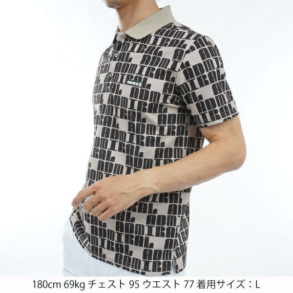 40％OFF】[アドミラル ゴルフ]メンズ ロゴモノグラム ポロシャツ