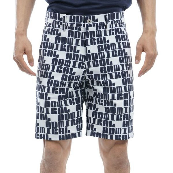 アドミラル ゴルフ Admiral GOLF メンズ メンズ ロゴモノグラム ストレッチ ショートパンツ ADMA410 詳細2