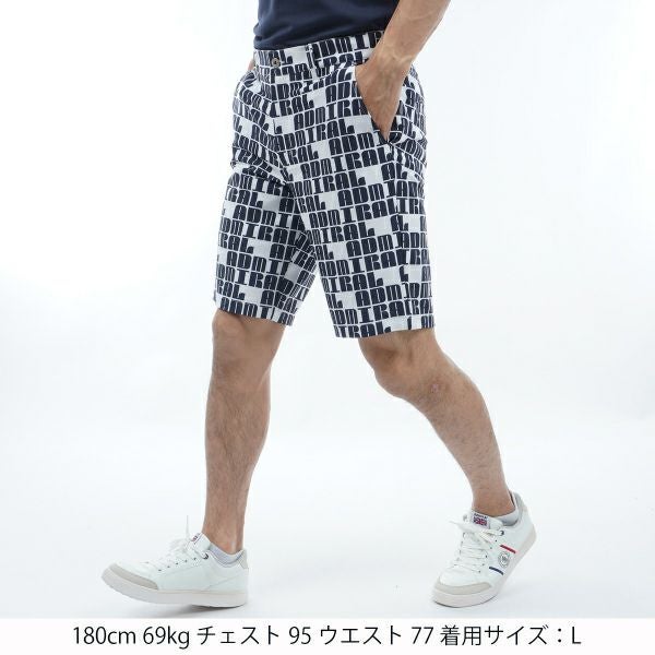 アドミラル ゴルフ Admiral GOLF メンズ メンズ ロゴモノグラム ストレッチ ショートパンツ ADMA410 詳細8