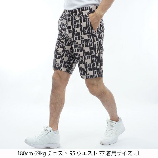 アドミラル ゴルフ Admiral GOLF メンズ メンズ ロゴモノグラム ストレッチ ショートパンツ ADMA410 詳細10