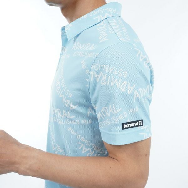 アドミラル ゴルフ Admiral GOLF メンズ メンズ ランダムロゴ プリントシャツ ADMA433 詳細16