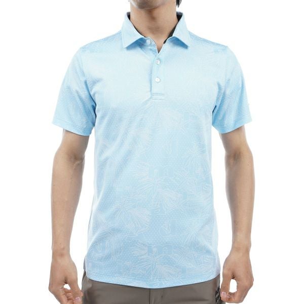 アドミラル ゴルフ Admiral GOLF メンズ メンズ リーフジャカード シャツ ADMA434 詳細3