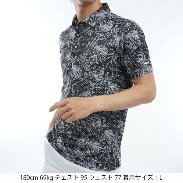 アドミラル ゴルフ Admiral GOLF メンズ メンズ リーフジャカード シャツ ADMA434 詳細5