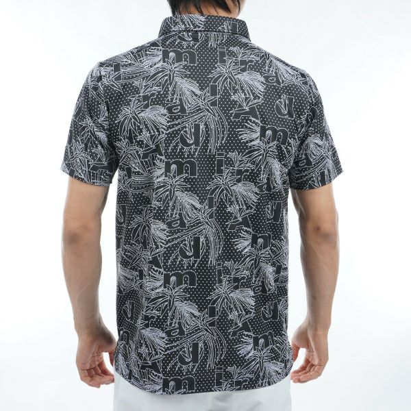 アドミラル ゴルフ Admiral GOLF メンズ メンズ リーフジャカード シャツ ADMA434 詳細6