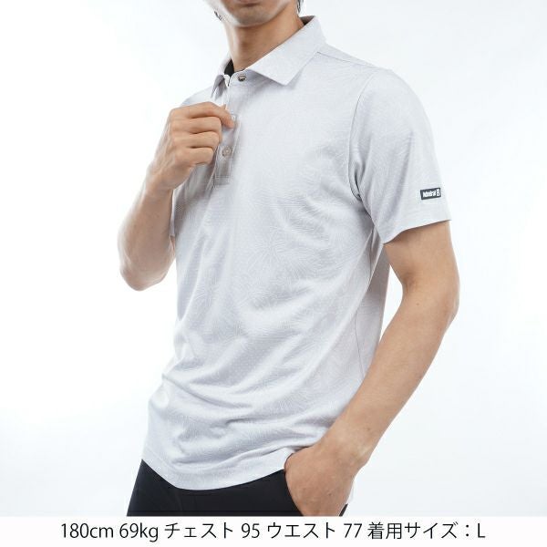 アドミラル ゴルフ Admiral GOLF メンズ メンズ リーフジャカード シャツ ADMA434 詳細7