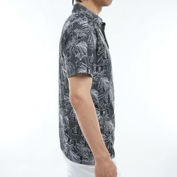 アドミラル ゴルフ Admiral GOLF メンズ メンズ リーフジャカード シャツ ADMA434 詳細14