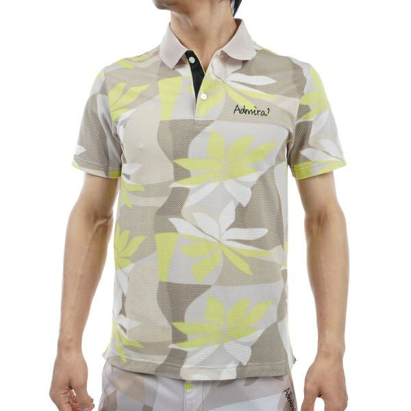 アドミラル ゴルフ Admiral GOLF メンズ メンズ リゾート柄 ポロシャツ ADMA435 詳細3