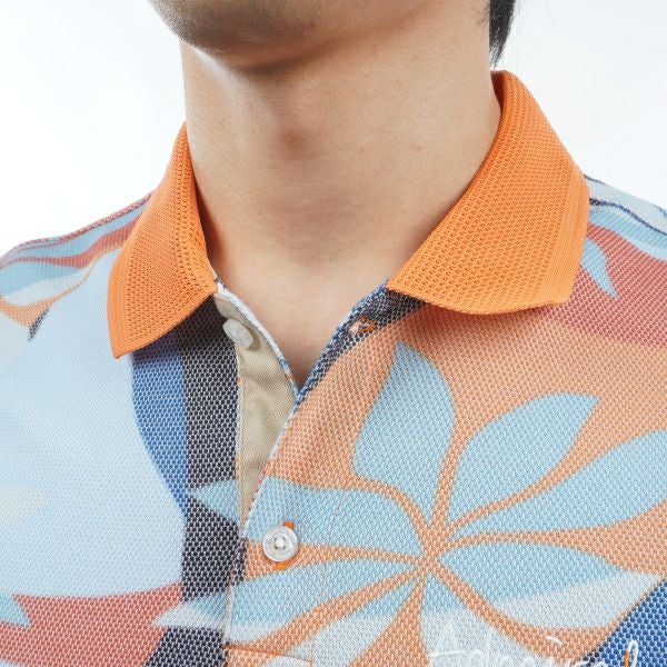 アドミラル ゴルフ Admiral GOLF メンズ メンズ リゾート柄 ポロシャツ ADMA435 詳細15