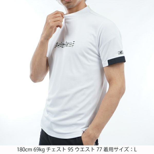 アドミラル ゴルフ Admiral GOLF メンズ メンズ ゼブラロゴ モックシャツ ADMA438 詳細7