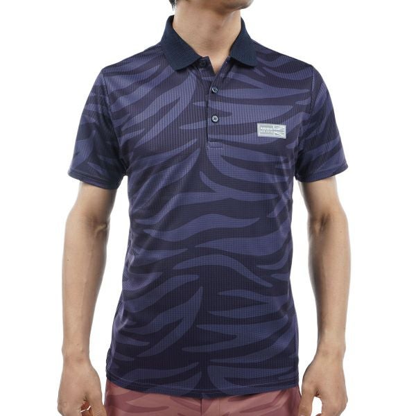 アドミラル ゴルフ Admiral GOLF メンズ メンズ ゼブラ柄 ポロシャツ ADMA439 詳細1