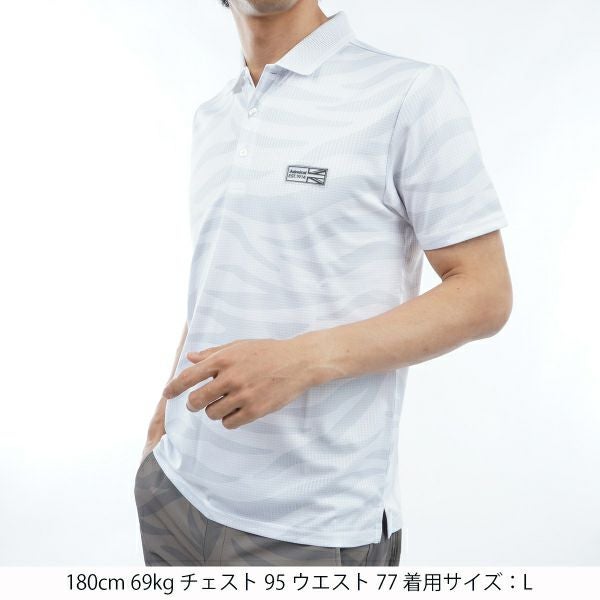 アドミラル ゴルフ Admiral GOLF メンズ メンズ ゼブラ柄 ポロシャツ ADMA439 詳細7