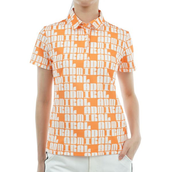 アドミラル ゴルフ Admiral GOLF レディース レディース ロゴモノグラム ポロシャツ ADLA402 詳細5
