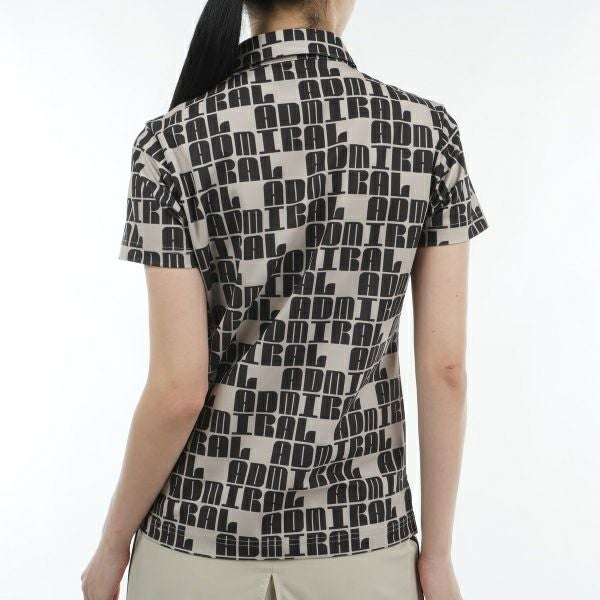 アドミラル ゴルフ Admiral GOLF レディース レディース ロゴモノグラム ポロシャツ ADLA402 詳細9