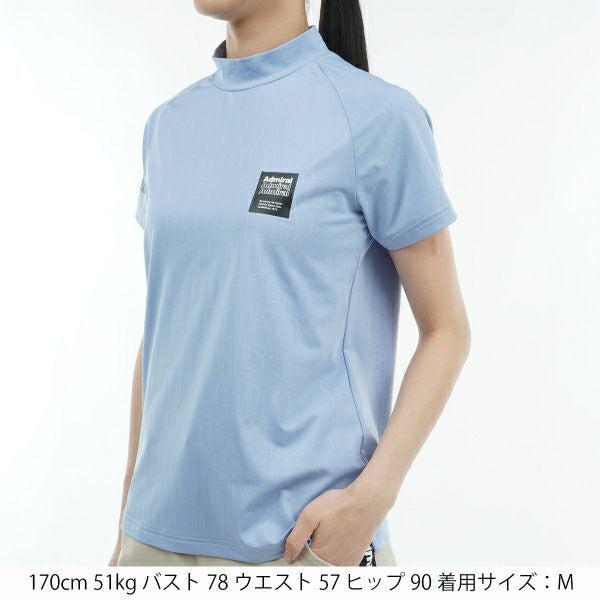 アドミラル ゴルフ Admiral GOLF レディース レディース ロゴエンボス モックシャツ ADLA403 詳細7