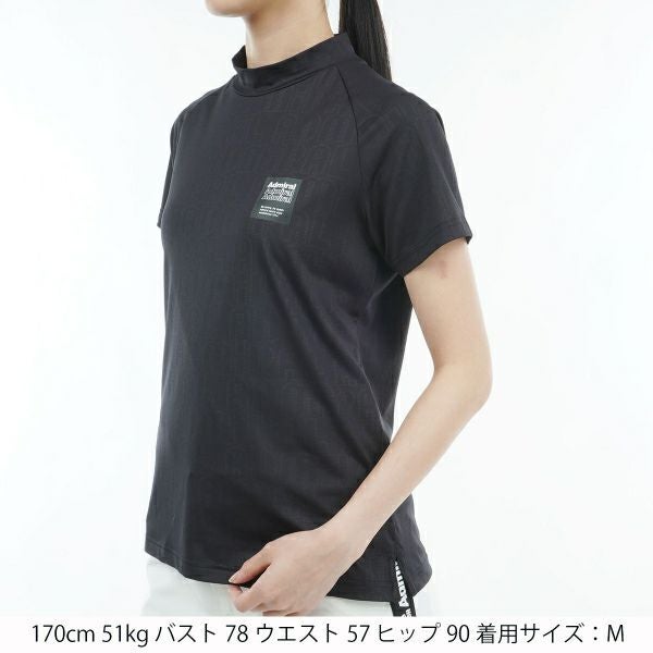 アドミラル ゴルフ Admiral GOLF レディース レディース ロゴエンボス モックシャツ ADLA403 詳細11