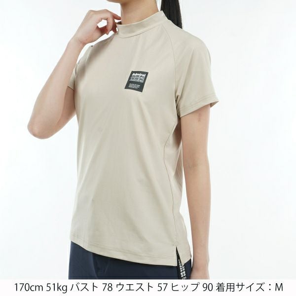 アドミラル ゴルフ Admiral GOLF レディース レディース ロゴエンボス モックシャツ ADLA403 詳細13
