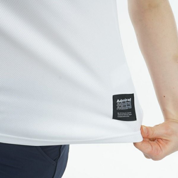 アドミラル ゴルフ Admiral GOLF レディース レディース フロントロゴ 衿付きTEE ADLA404 詳細9