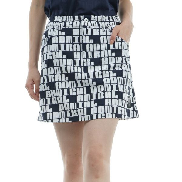 アドミラル ゴルフ Admiral GOLF レディース レディース ロゴモノグラム ストレッチスカート ADLA405 詳細3