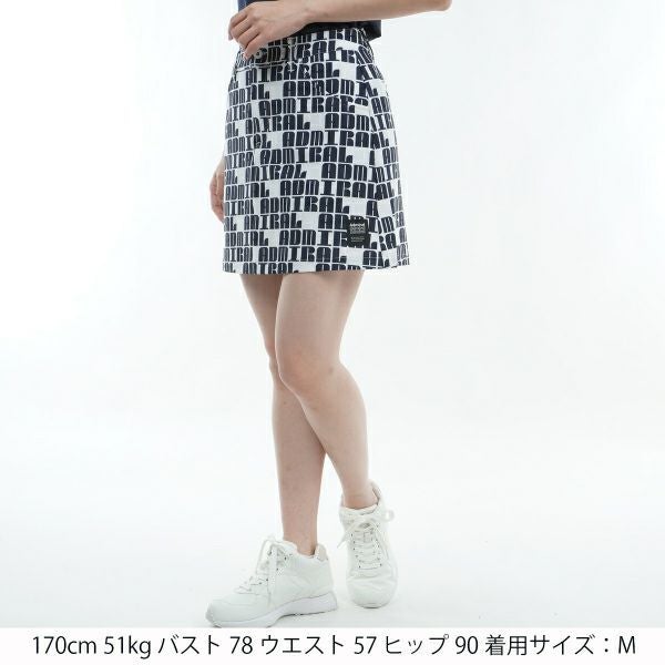 アドミラル ゴルフ Admiral GOLF レディース レディース ロゴモノグラム ストレッチスカート ADLA405 詳細6